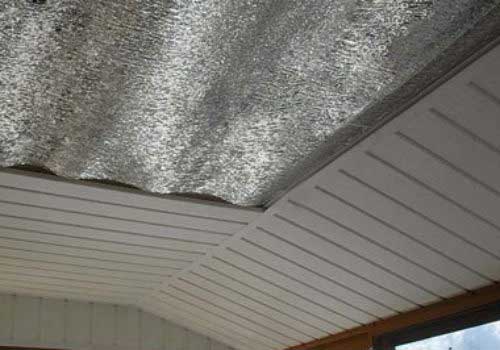 Утепление крыши балкона пенофолом в ﻿ЖК «Дом на набережной»